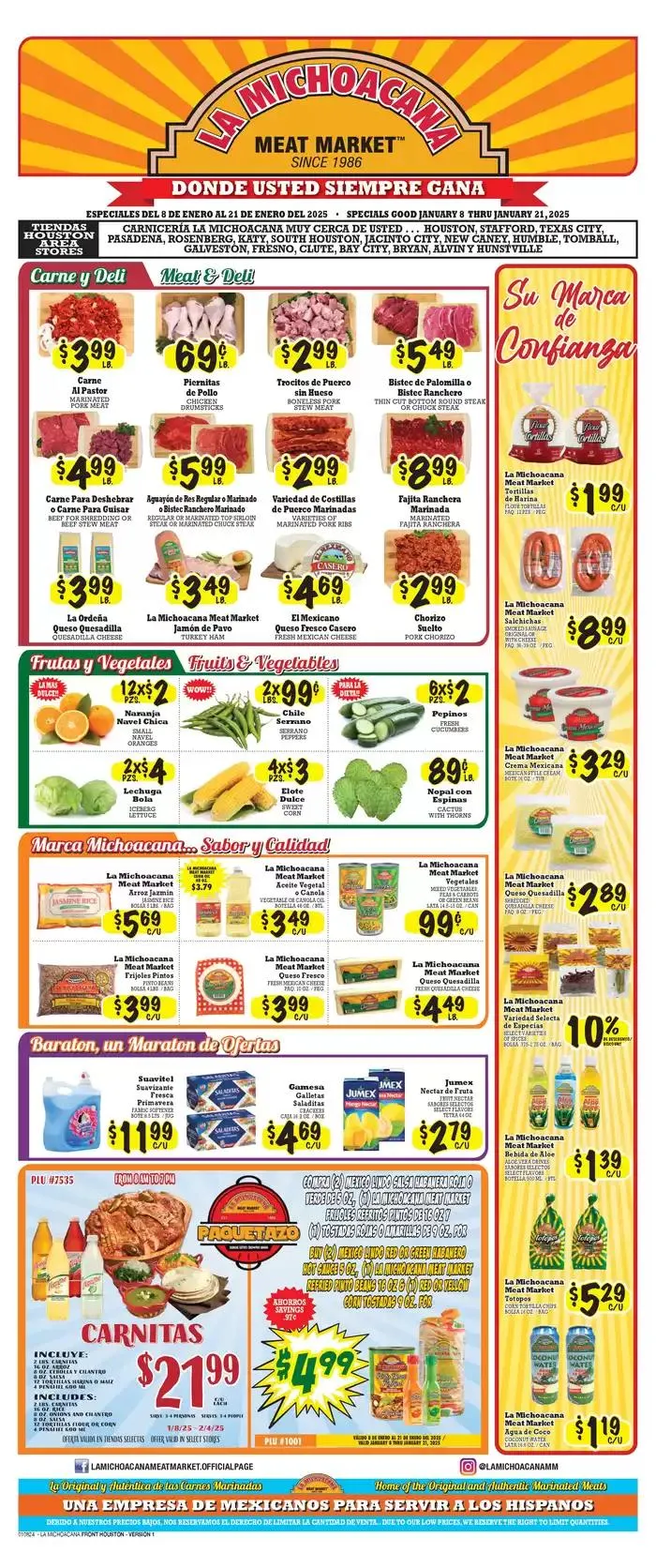 Weekly ad Discounts and promotions from January 8 to January 15 2025 - Page 1