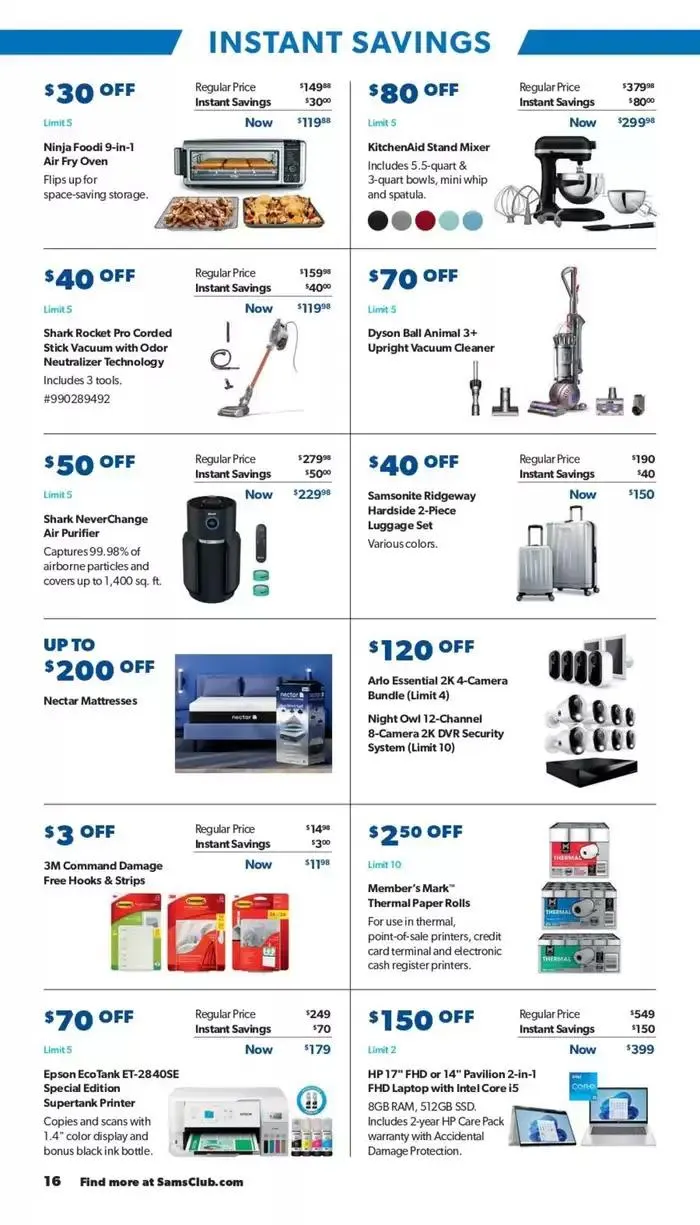 Weekly ad Sam's Club Weekly ad from March 12 to April 6 2025 - Page 16