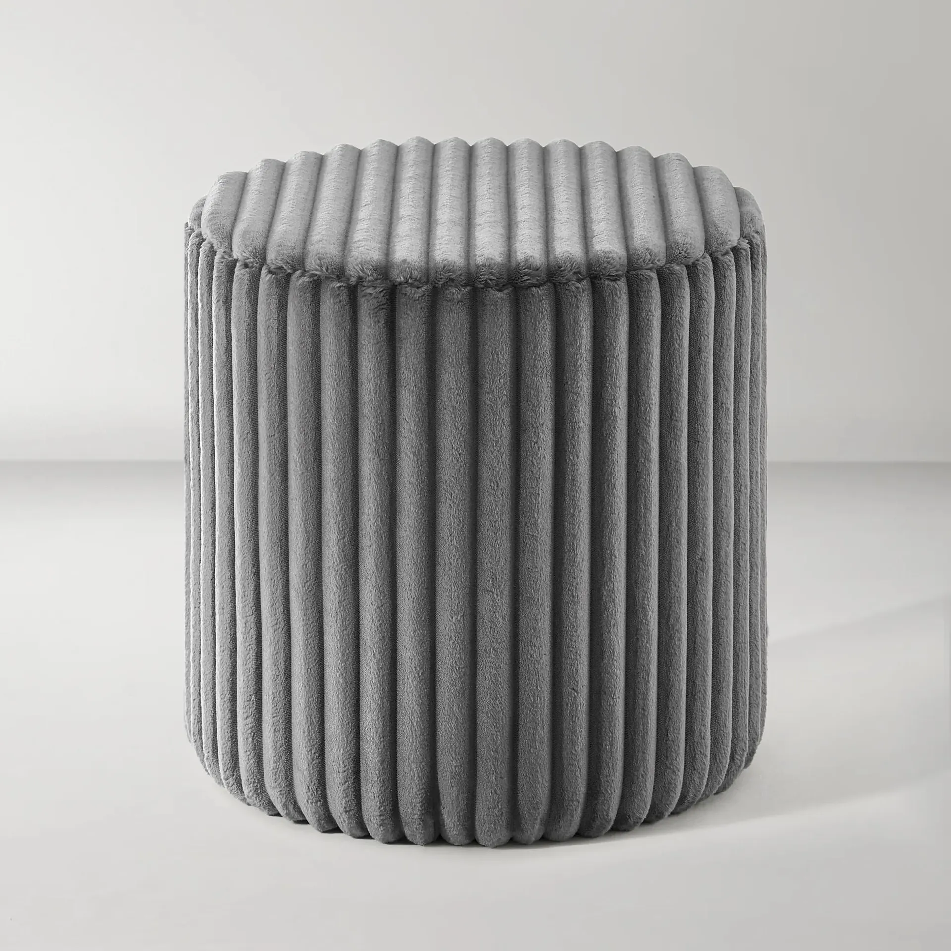 Fleece Stool - Grey