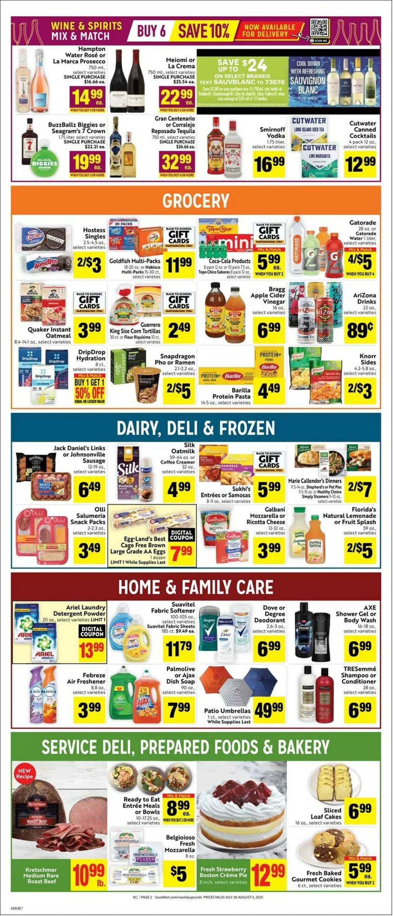 Weekly ad Save Mart Current weekly ad from July 30 to August 5 2025 - Page 2