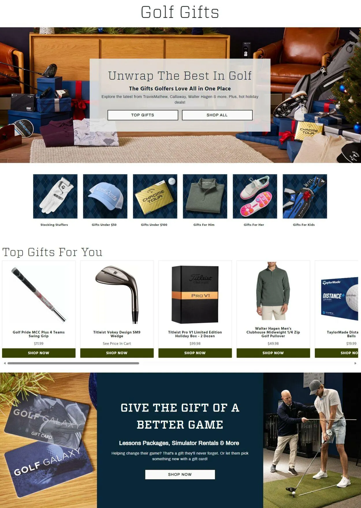 Weekly ad Golf Galaxy - Christmas 2024 from December 6 to December 31 2024 - Page 2