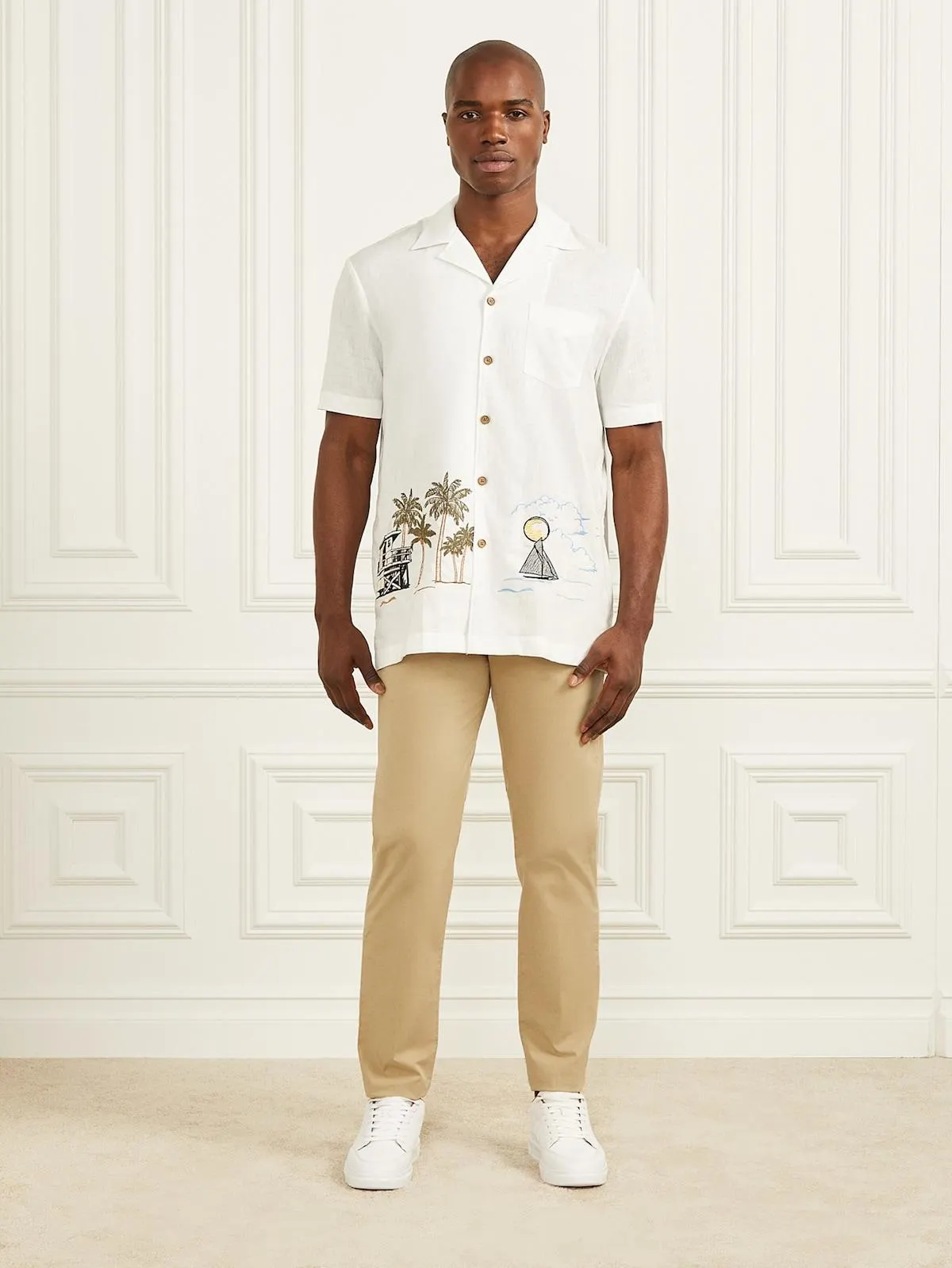 Eco Billy Embroidered Bowling Shirt