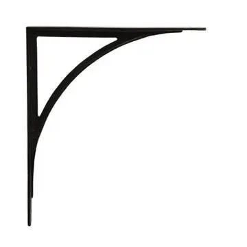 Restorers 14 Inch Arched Brace Iron Shelf Bracket