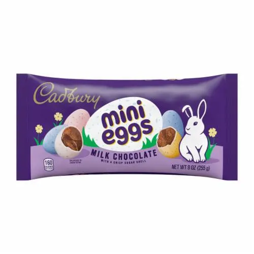 CADBURY MINI EGGS Milk Chocolate Easter Candy Bag