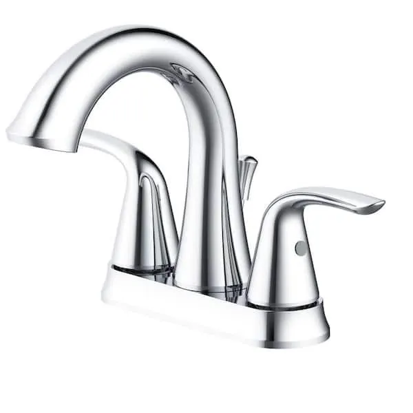 Irena 4 in. Centerset 2-Handle Bathroom Faucet in Chrome