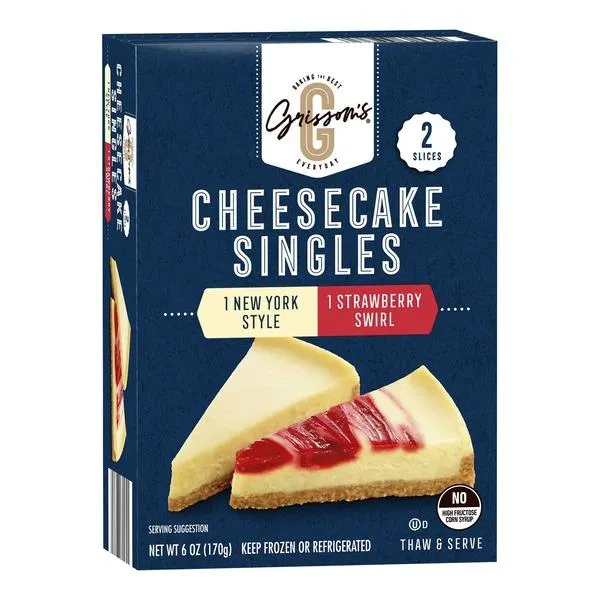 Grissom's Cheesecake Slices 2 CT