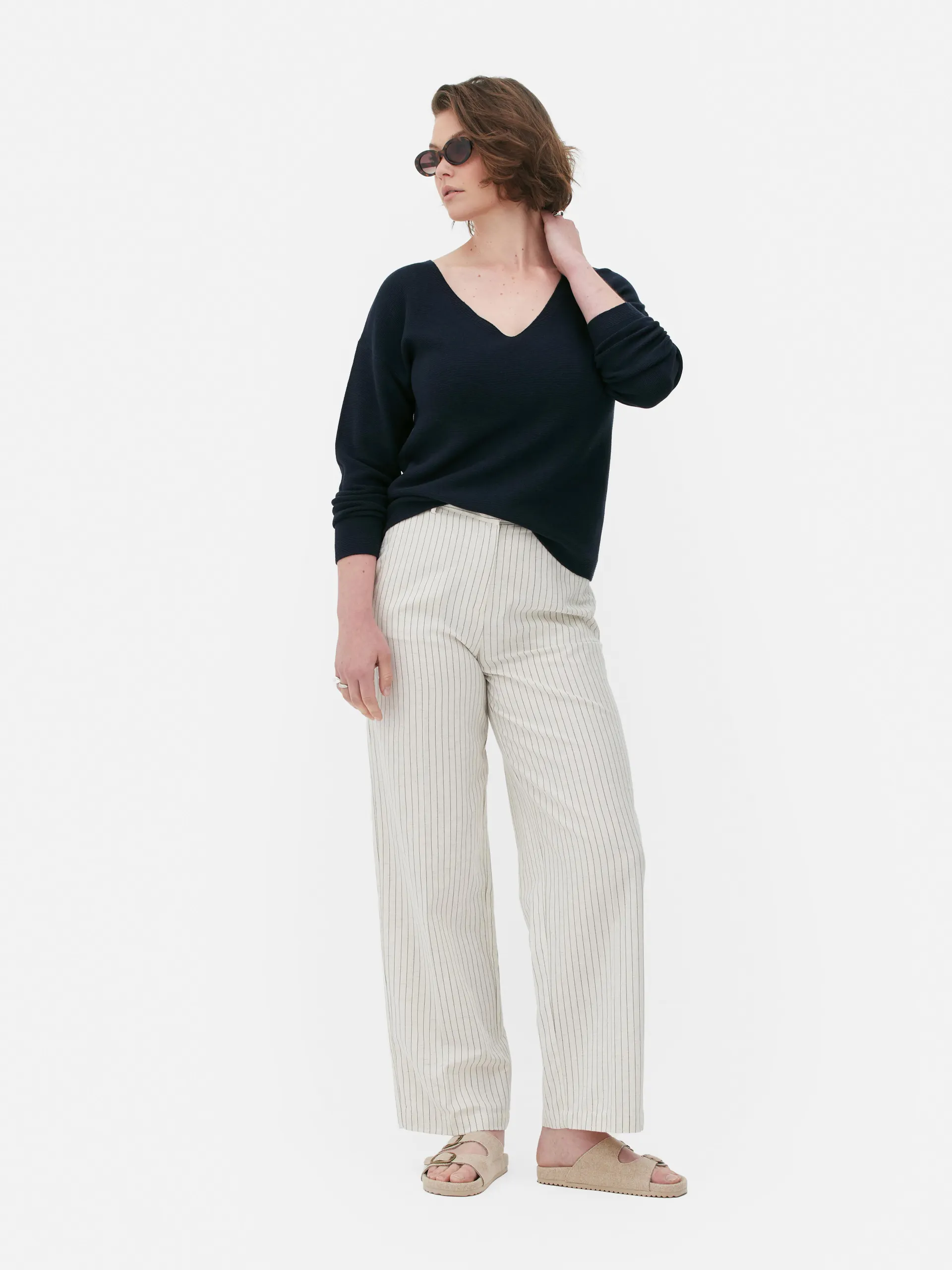 Pull à manches longues et col bateau