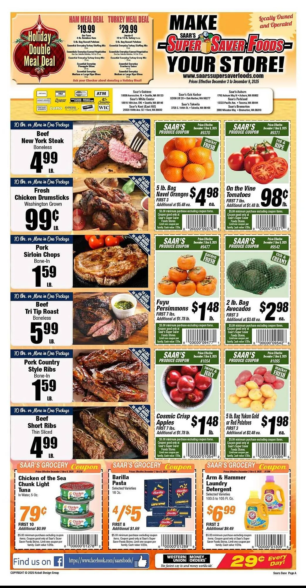Weekly ad Super Saver weekly ad from December 3 to December 9 2025 - Page 1