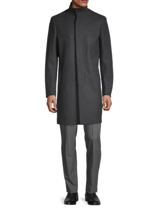 Belvin Wool-Blend Coat