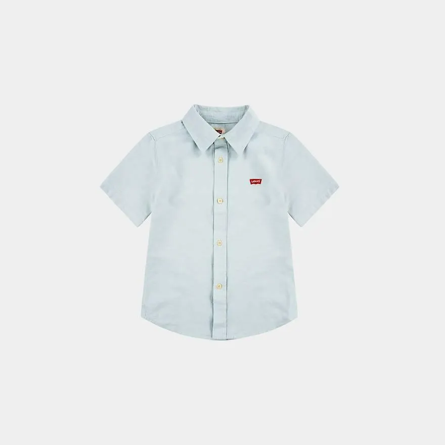 Short Sleeve Woven Shirt Big Boys S-xl