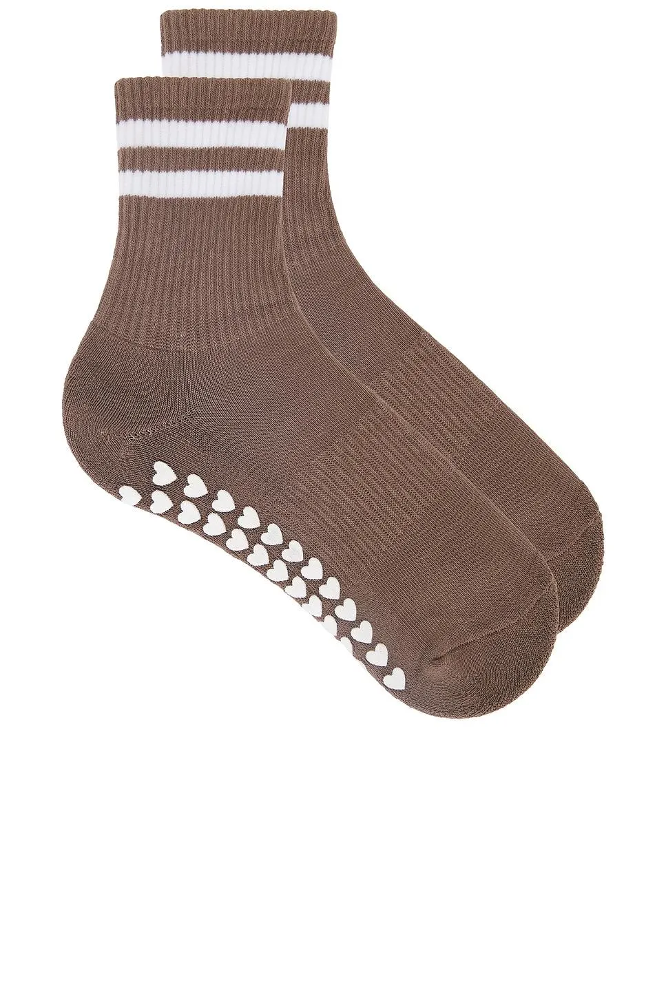 Striped Half Crew Grip Sock