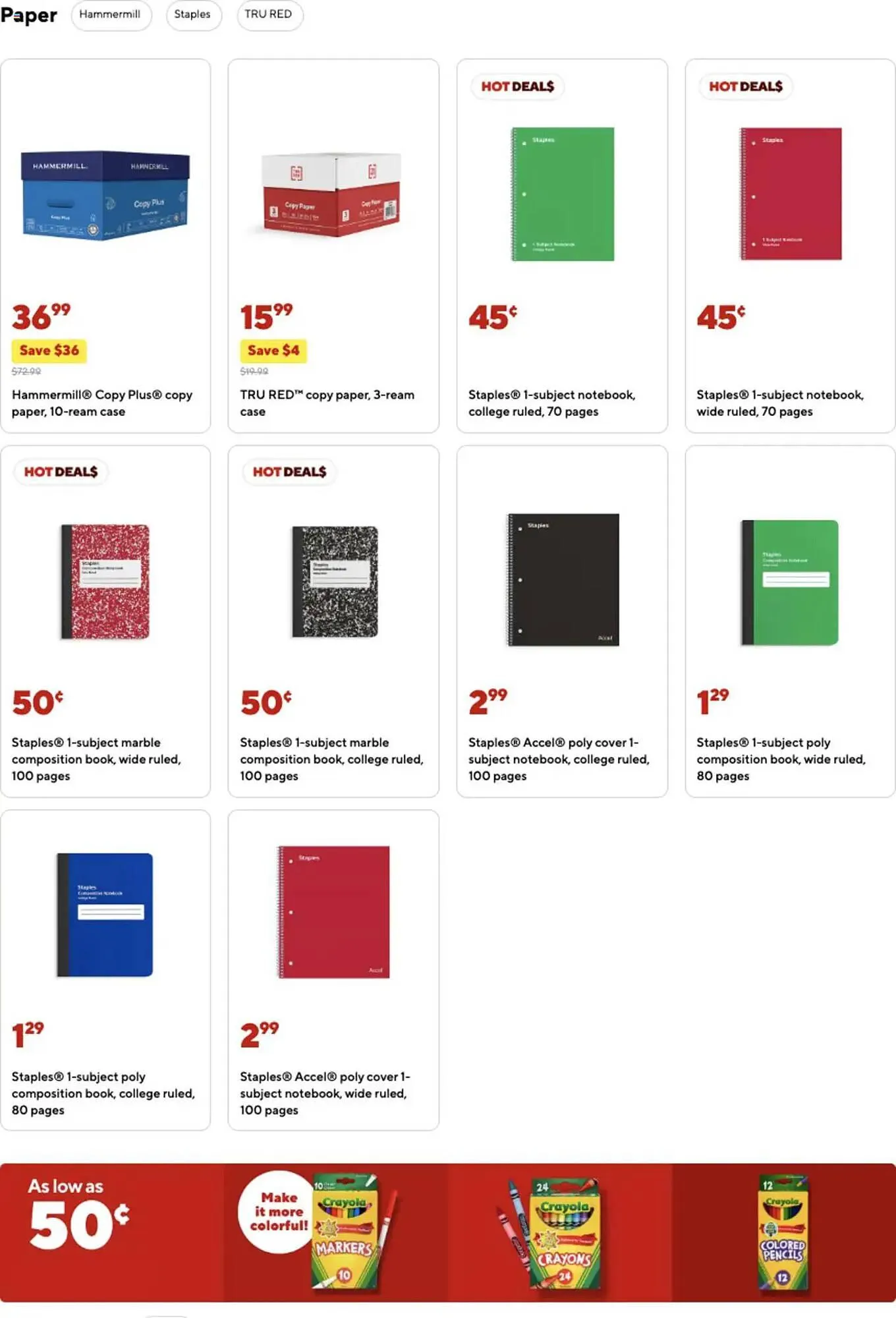 Weekly ad Staples Weekly Ad from July 6 to July 13 2025 - Page 2