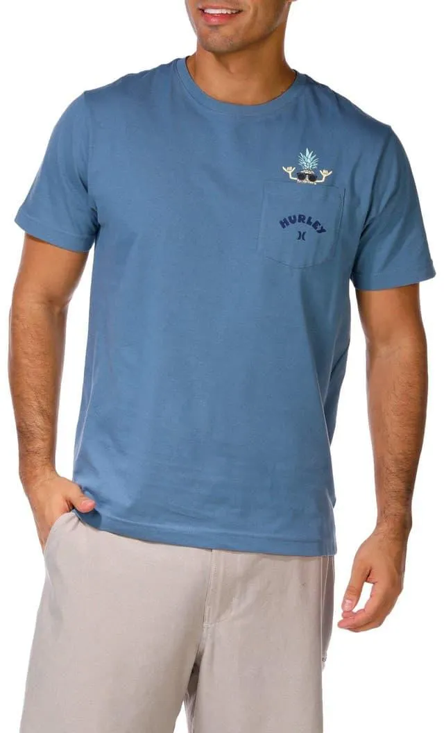Hurley Men's Pineapple Pocket T-Shirt
