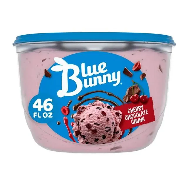Blue Bunny Cherry Chocolate Chunk Frozen Dairy Dessert, 46 fl oz