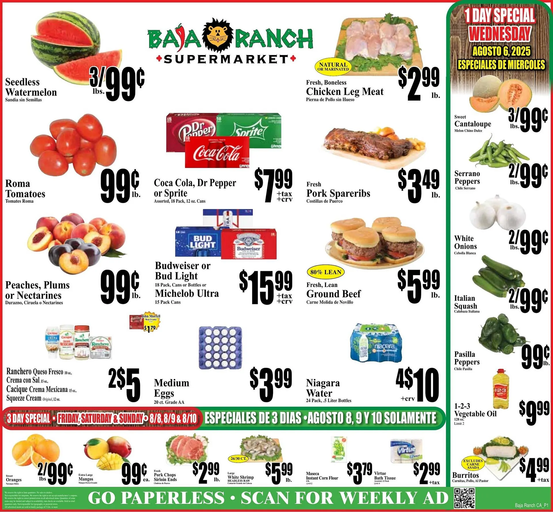 Baja Ranch Weekly Ad - 1