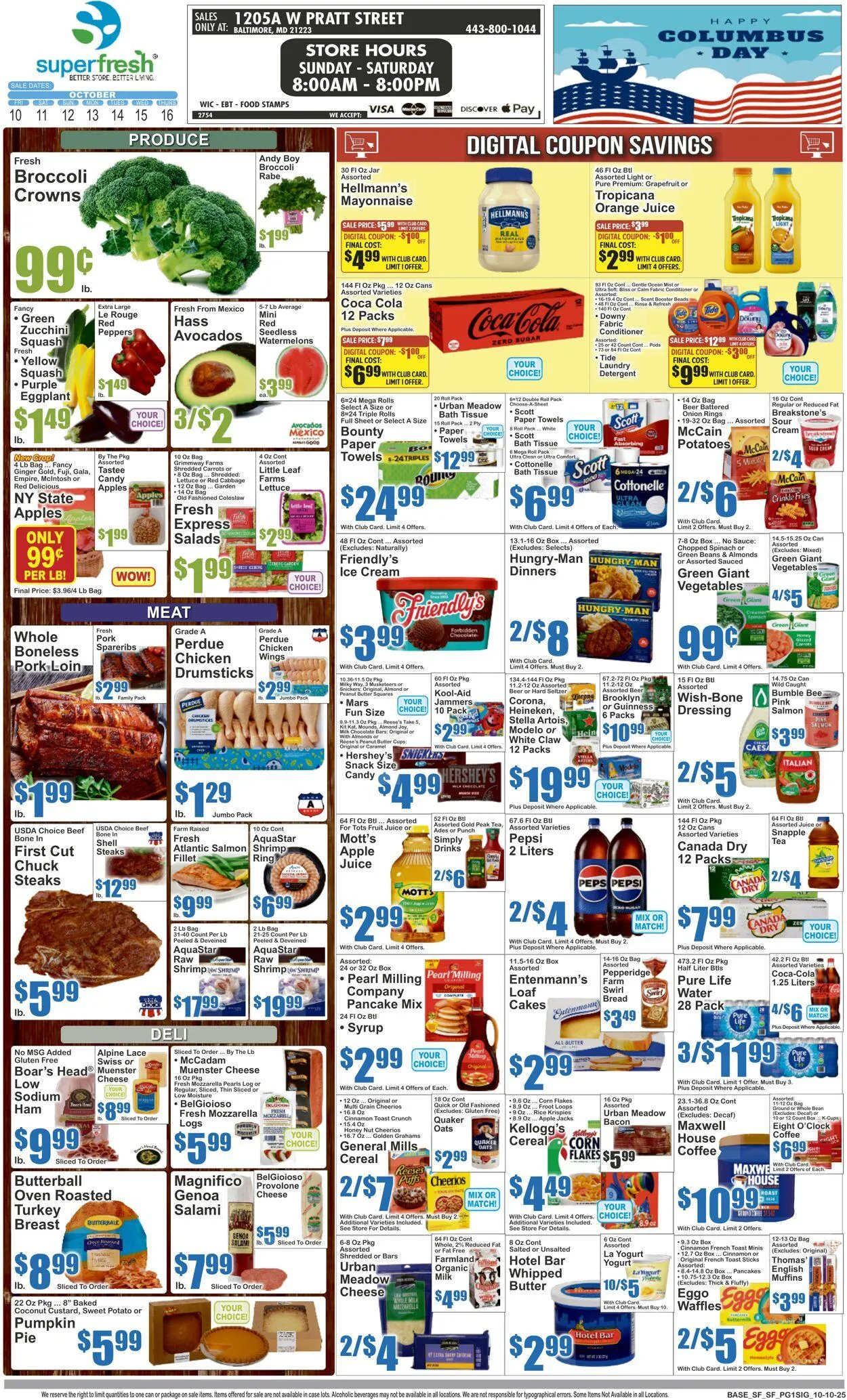 Weekly ad Key Food Current weekly ad from October 10 to October 16 2025 - Page 1