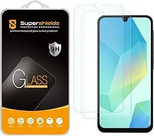 Supershieldz (2 Pack) Designed for Samsung Galaxy A16 5G Tempered Glass Screen Protector, Anti Scratch, Bubble Free