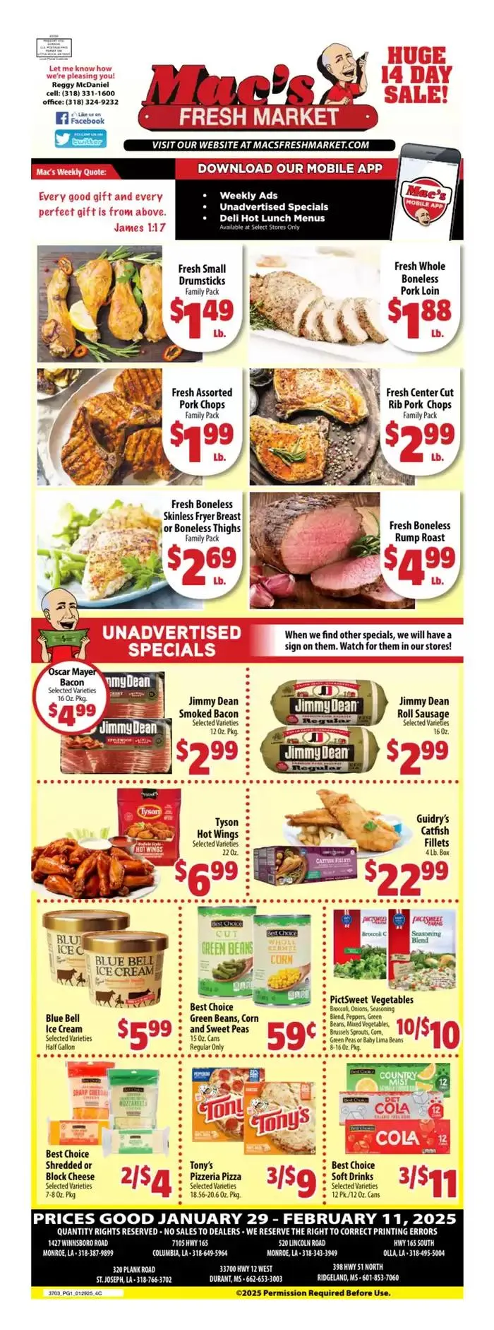 Weekly ad Mac's Market Weekly ad from January 29 to February 12 2025 - Page 1