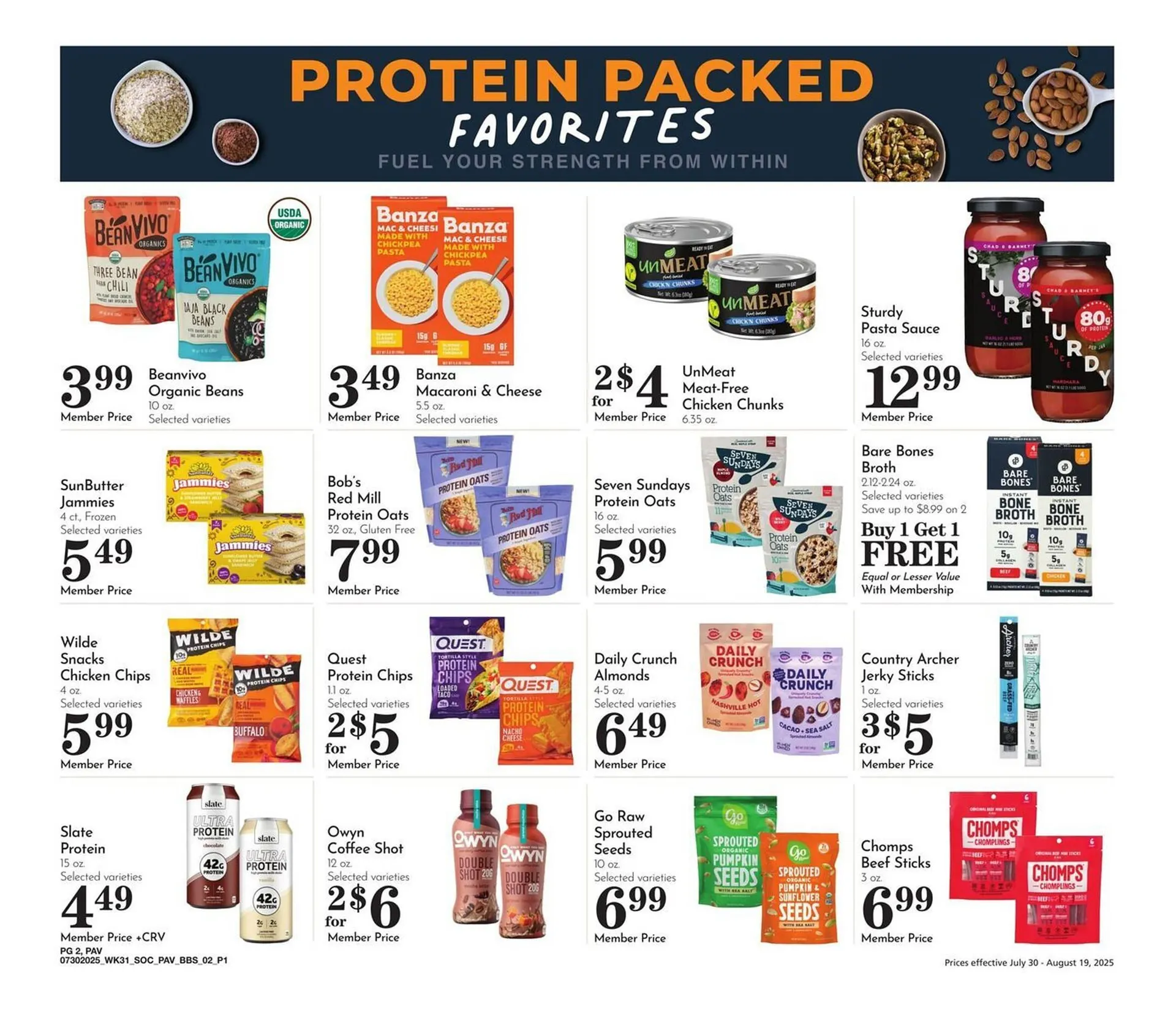 Weekly ad Pavilions Weekly Ad from July 30 to August 19 2025 - Page 2