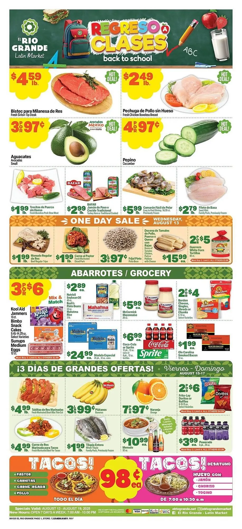 El Rio Grande Weekly Ad - 1