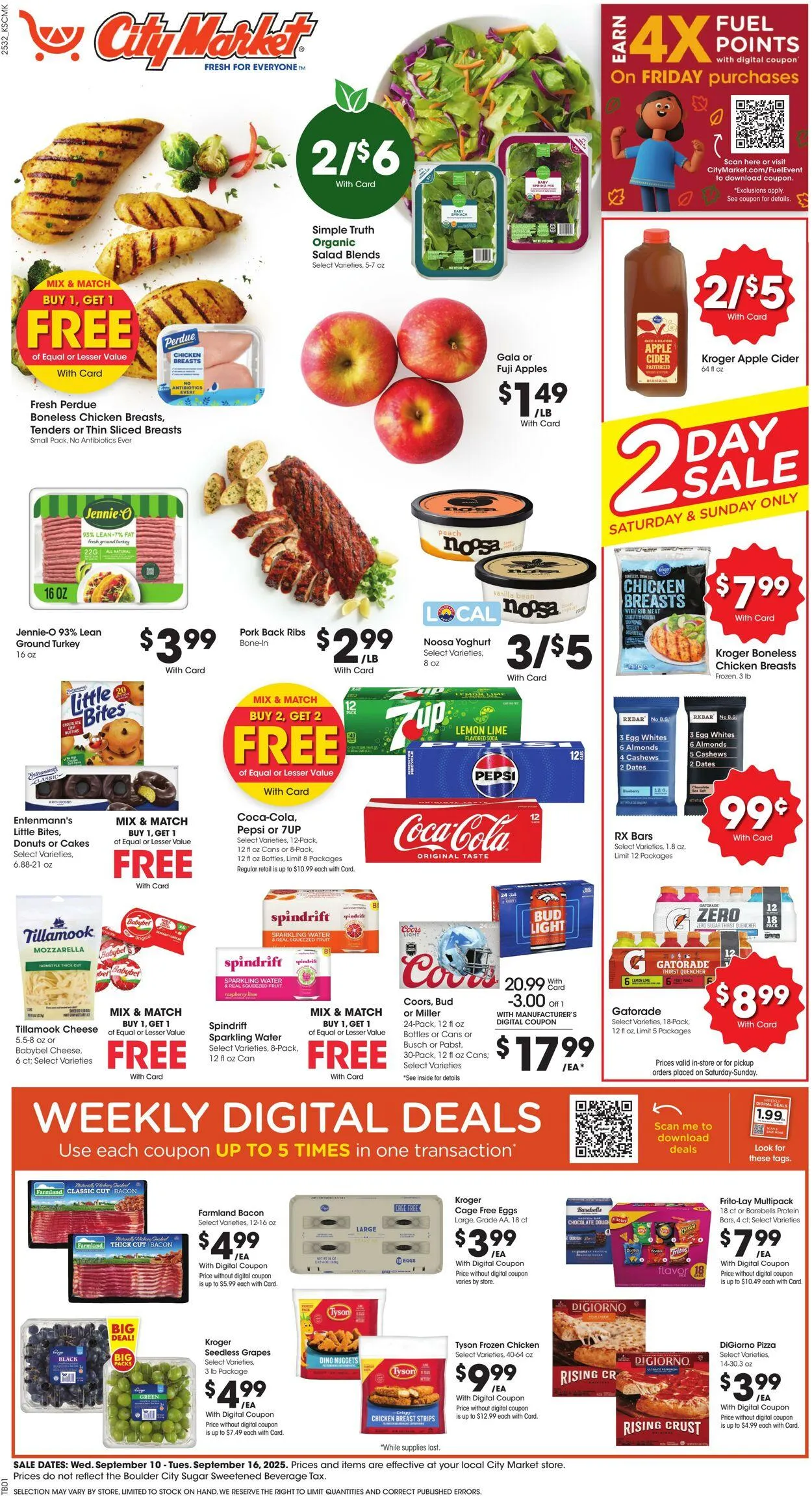 Weekly ad City Market from September 10 to September 16 2025 - Page 1