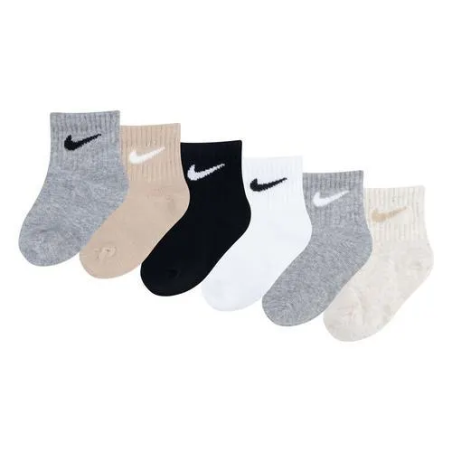 Baby Nike Baby/Toddler Swoosh 6 Pack 6 Pack Ankle Socks