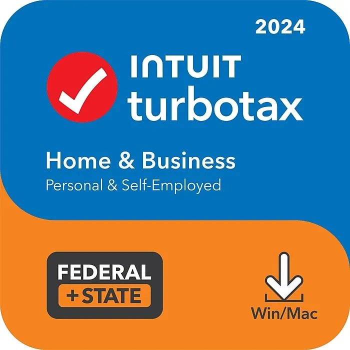 TurboTax Home & Business 2024 for 1 User,