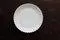 Vintage Round Serving Dish in White Porcelain from Limoges Haviland, 1970s