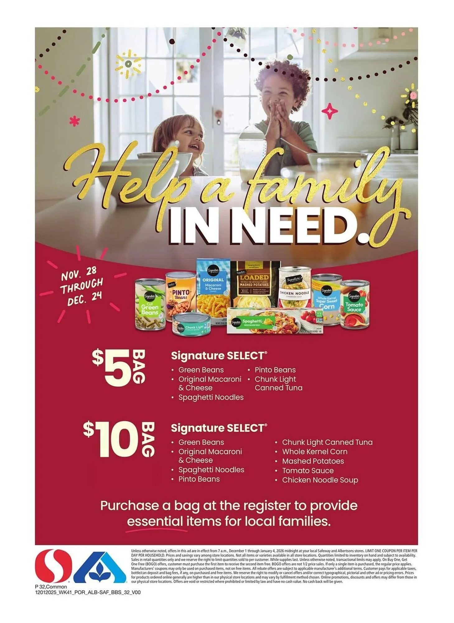 Weekly ad Albertsons weekly ad from December 1 to January 4 2026 - Page 32