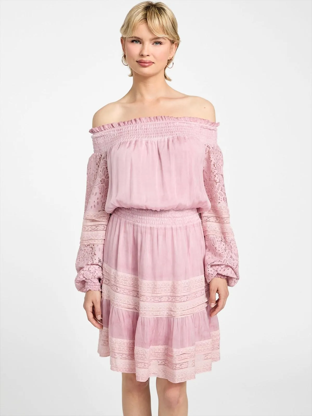 Audrey Off-the-Shoulder Mini Dress