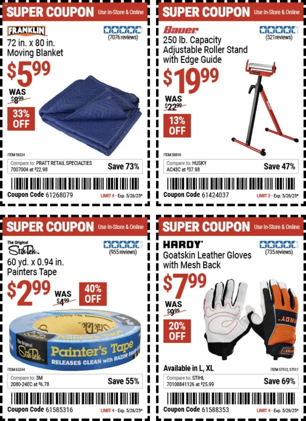 Weekly ad Harbor Freight Hot Coupon Deals from May 12 to May 26 2025 - Page 7