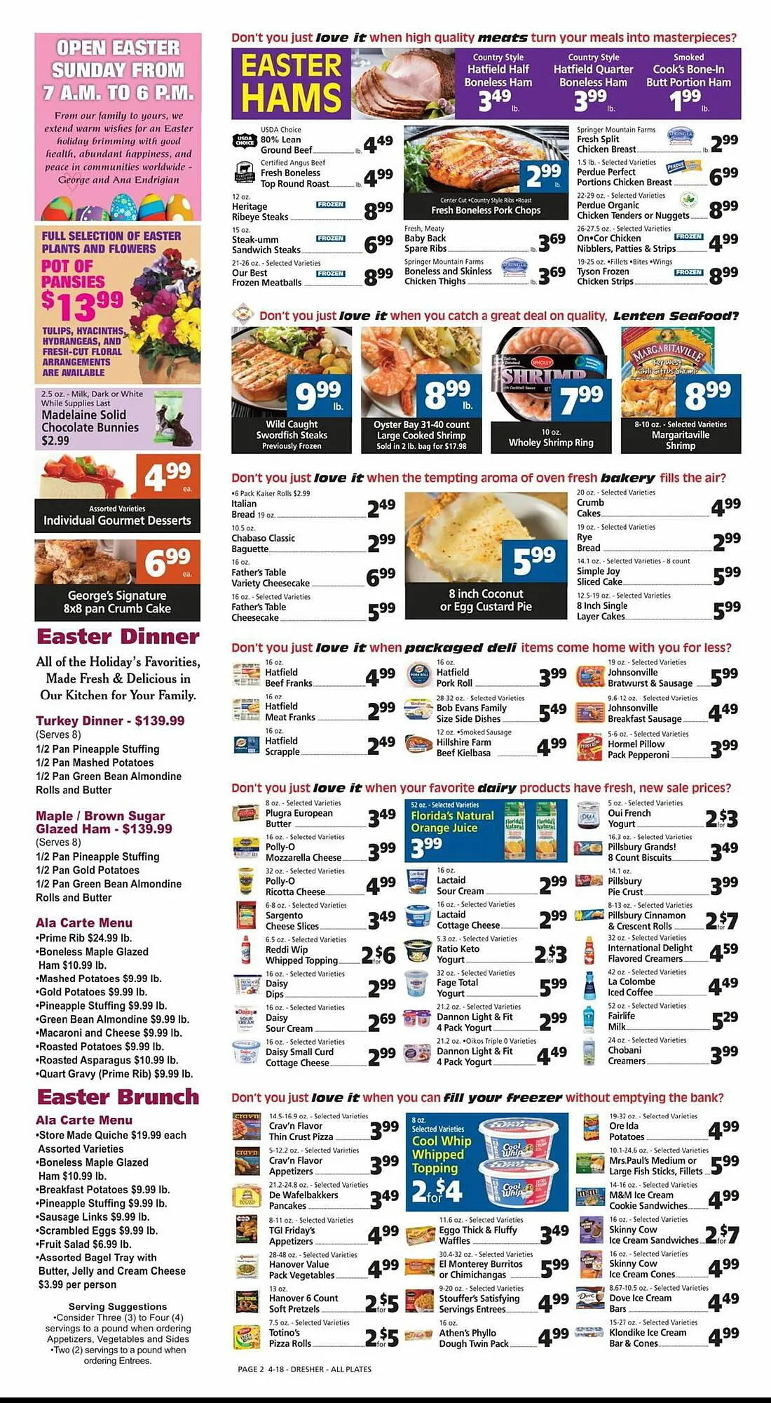 Weekly ad George's Market Weekly Ad from April 18 to April 24 2025 - Page 2