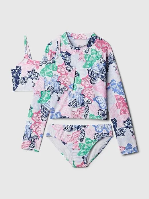 Kids Rash Guard Swim Three-Piece