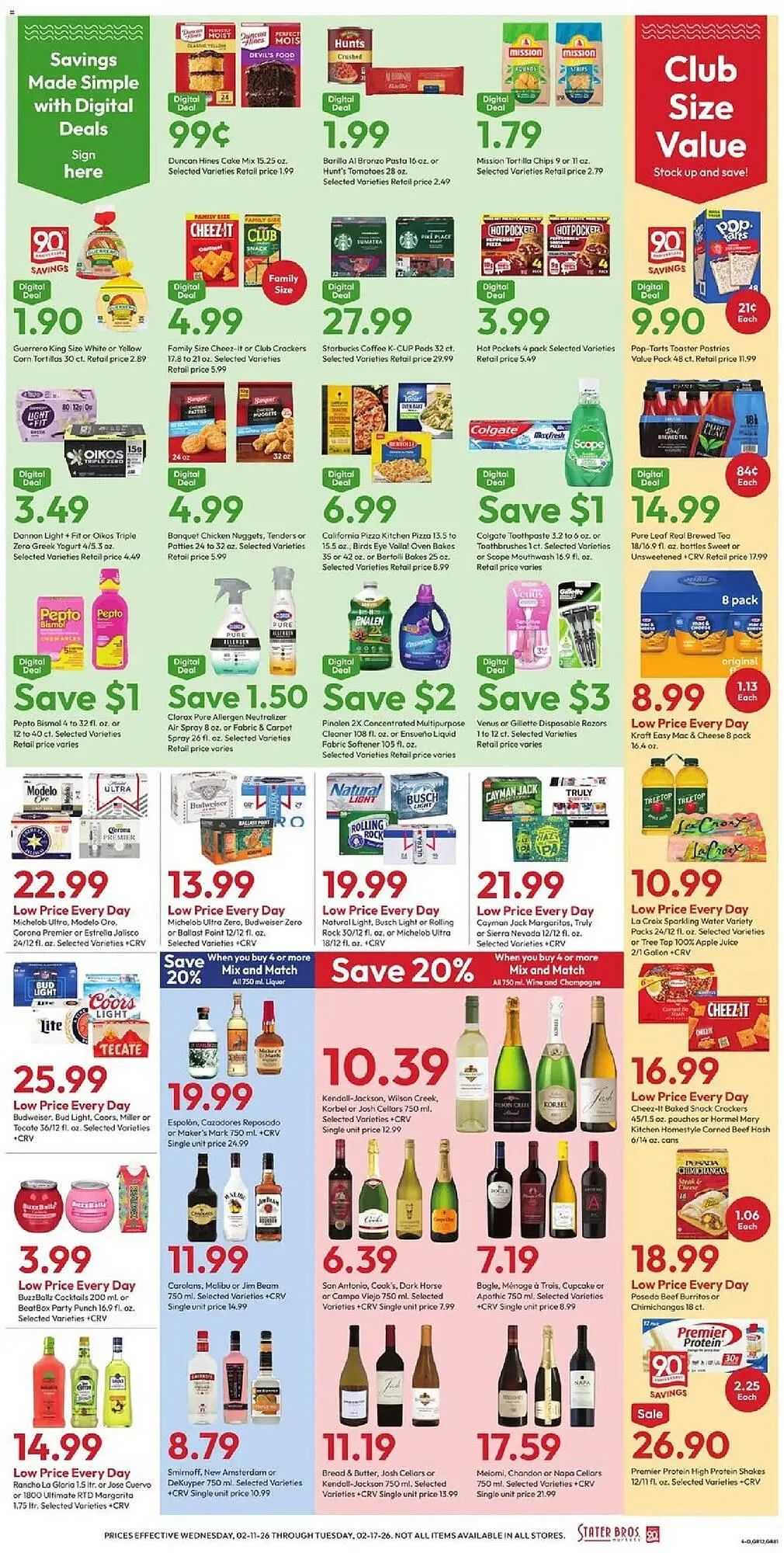 Weekly ad Stater Bros weekly ad from February 11 to February 18 2026 - Page 4