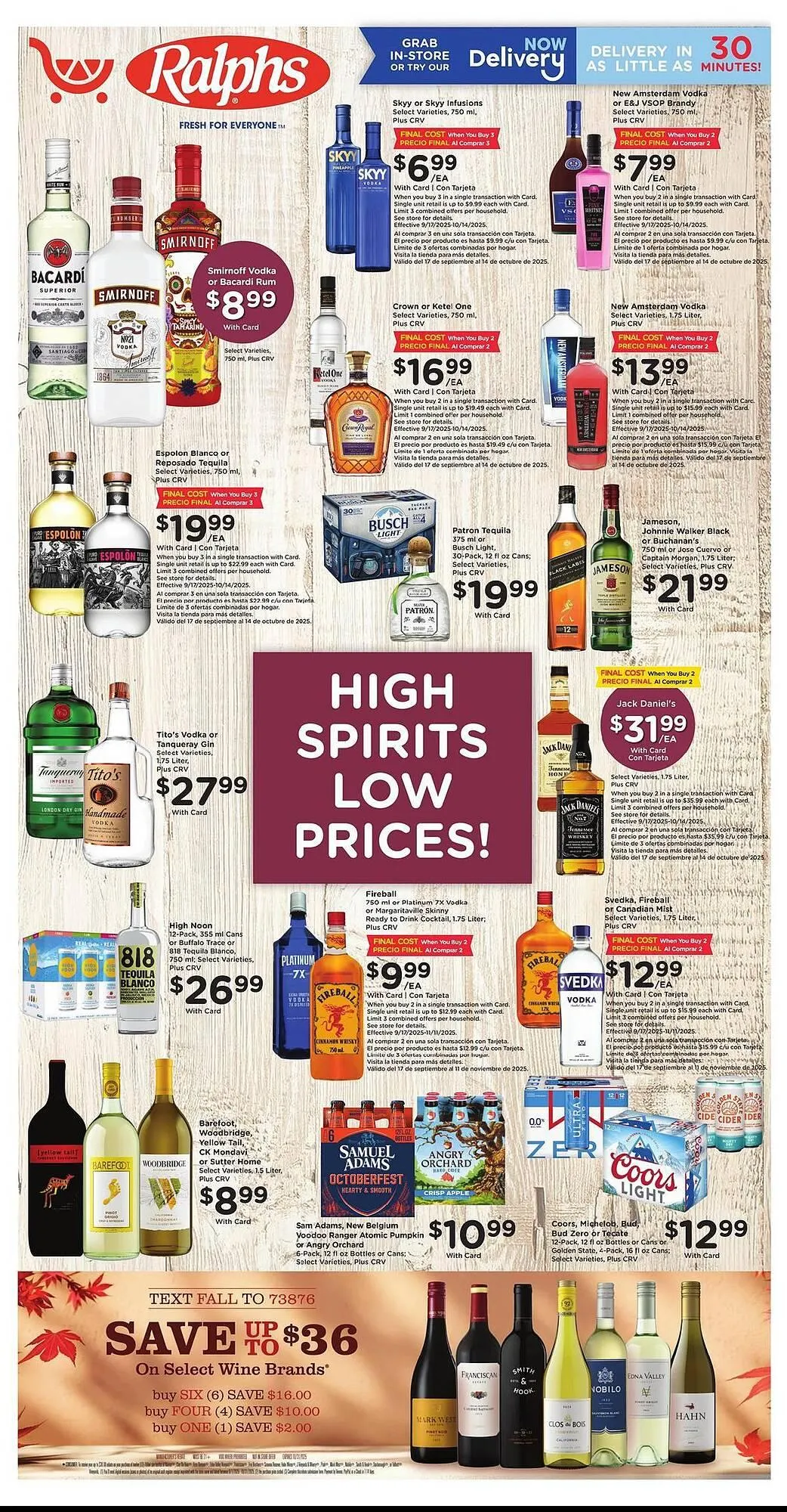 Weekly ad Ralphs weekly ad from October 1 to October 7 2025 - Page 1