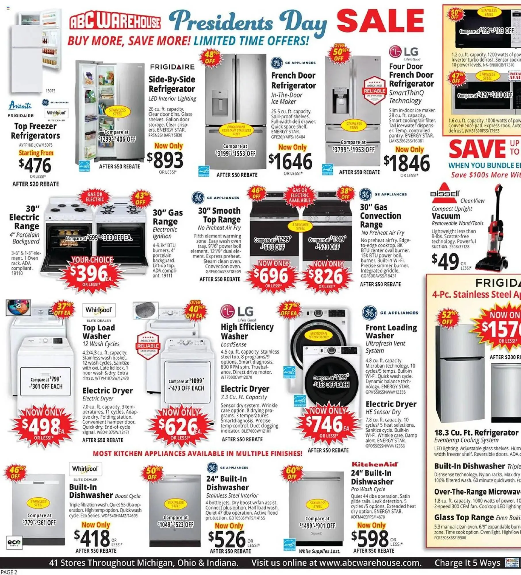 Weekly ad ABC Warehouse weekly ad from February 15 to February 21 2026 - Page 2