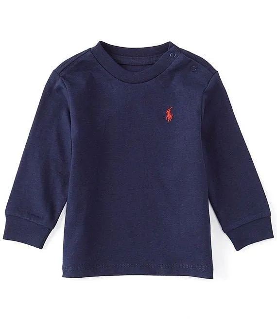 Baby Boys Long Sleeve Basic T-Shirt