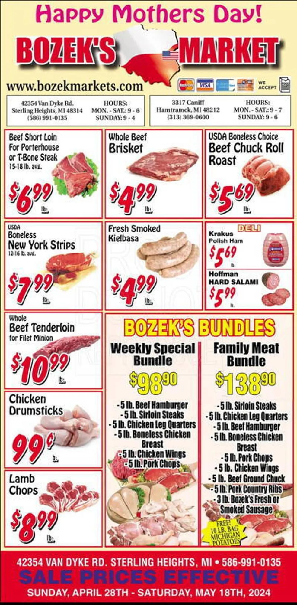 Bozeks Market Weekly Ad - 1