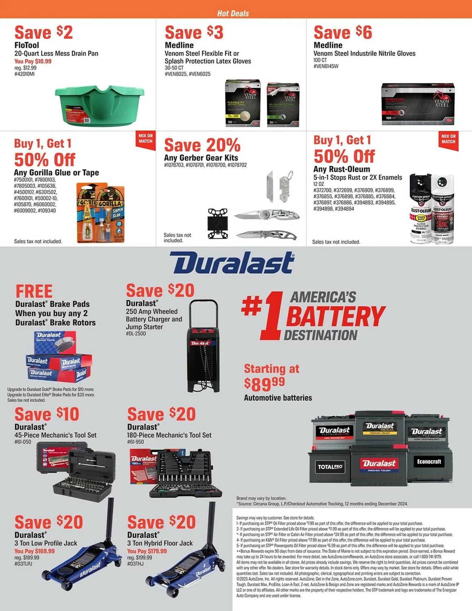 Weekly ad AutoZone Weekly Ad from July 1 to July 28 2025 - Page 6