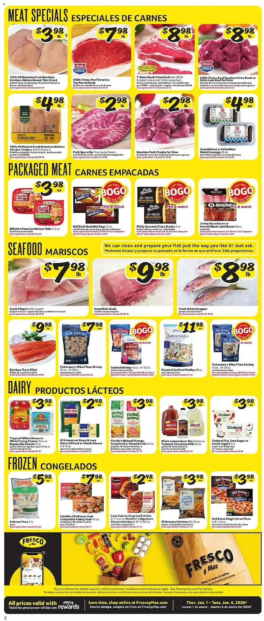 Weekly ad Fresco y Más weekly ad from January 1 to January 6 2026 - Page 2