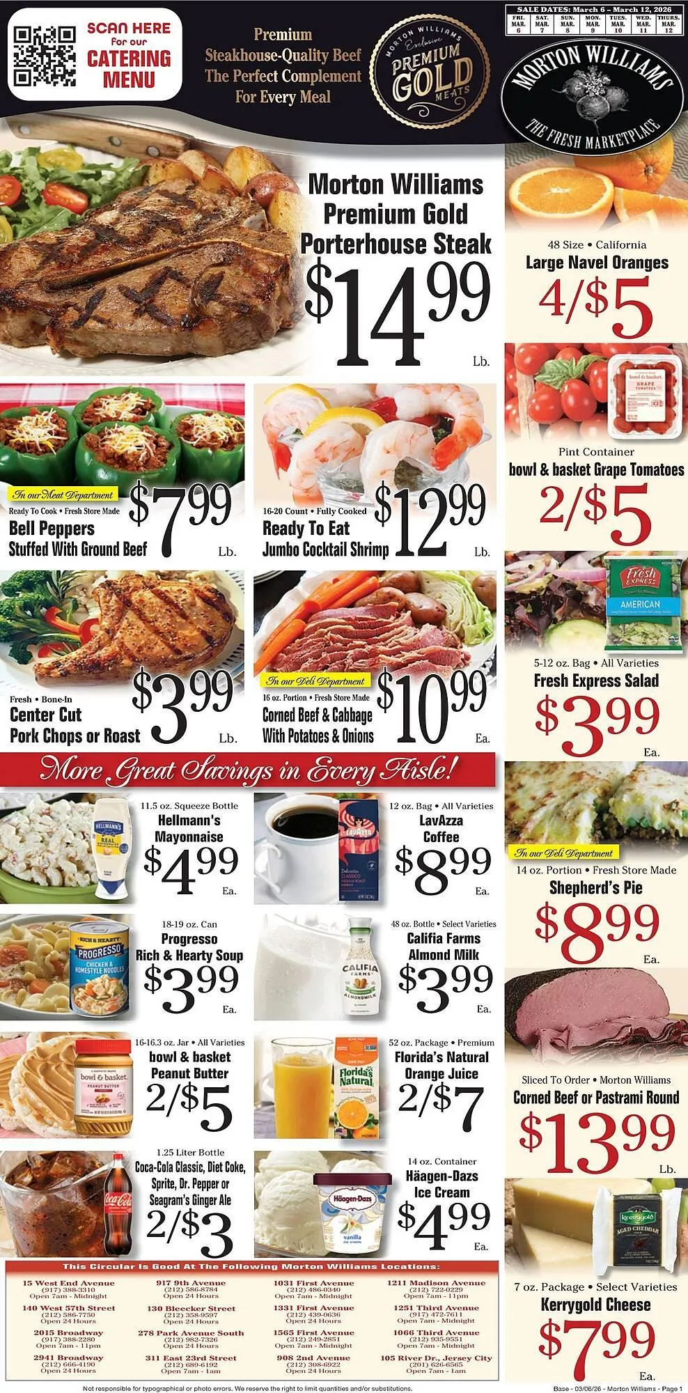 Morton Williams weekly ad - 1