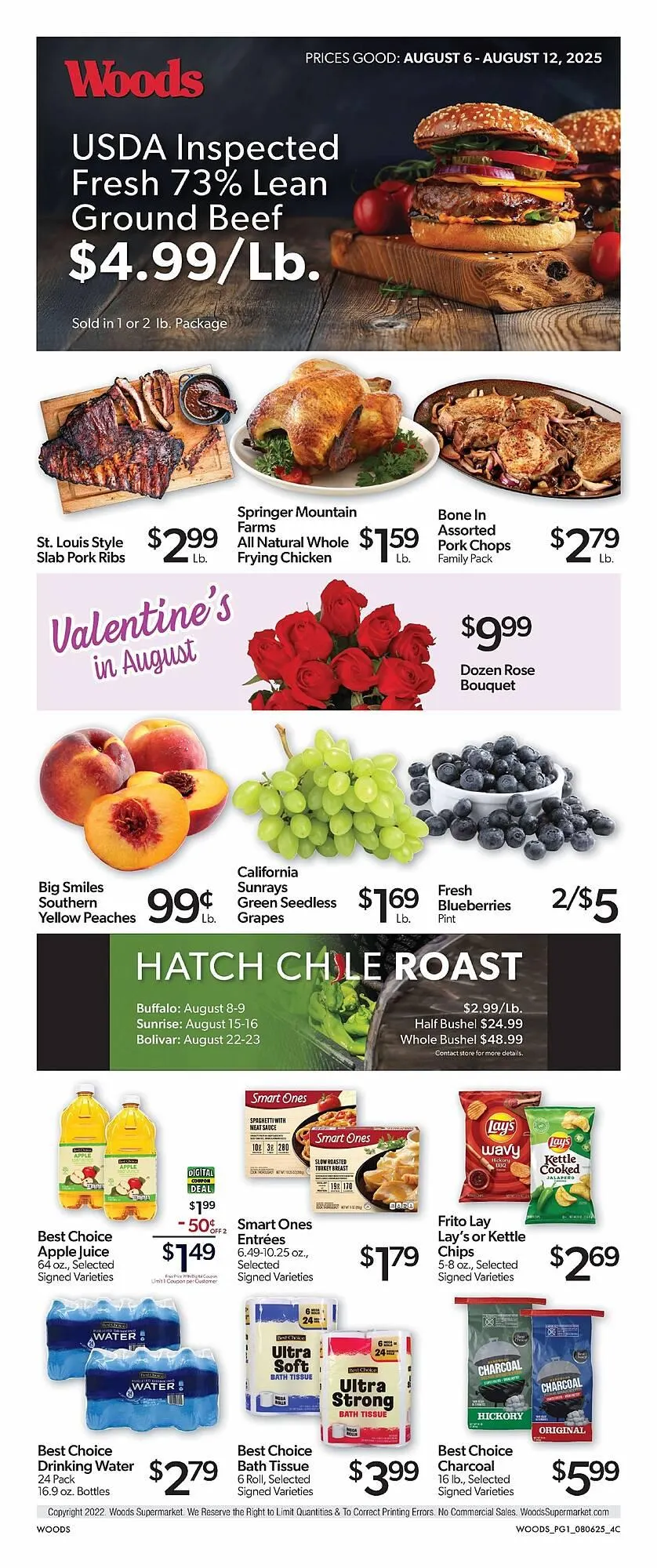 Woods Supermarket Weekly Ad - 1