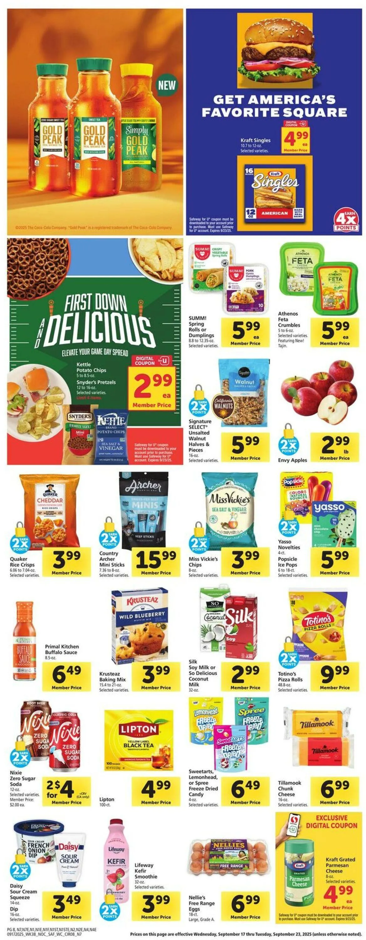 Weekly ad Safeway Current weekly ad from September 17 to September 23 2025 - Page 8