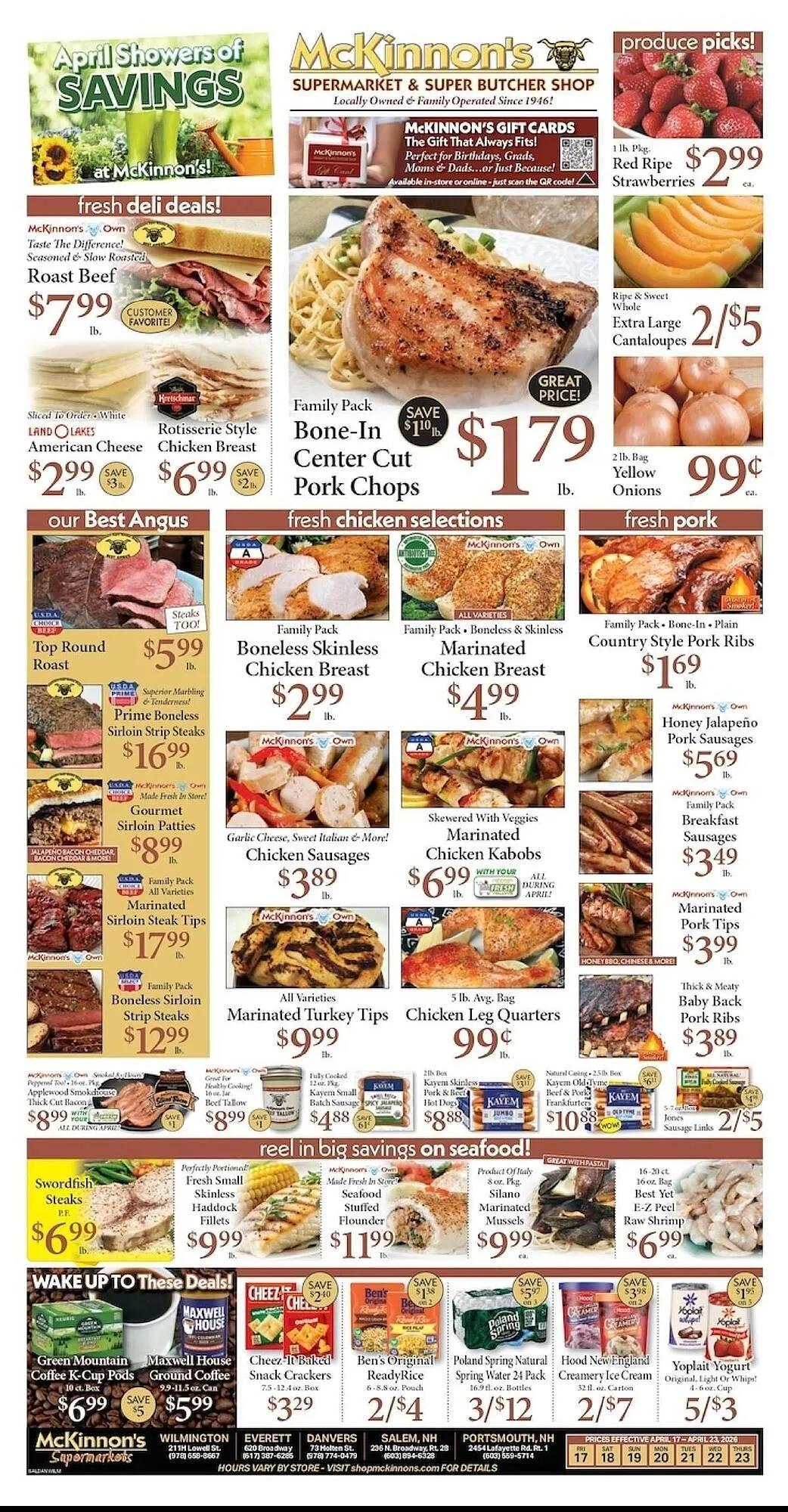 Weekly ad McKinnon's Supermarkets weekly ad from April 17 to April 23 2026 - Page 1