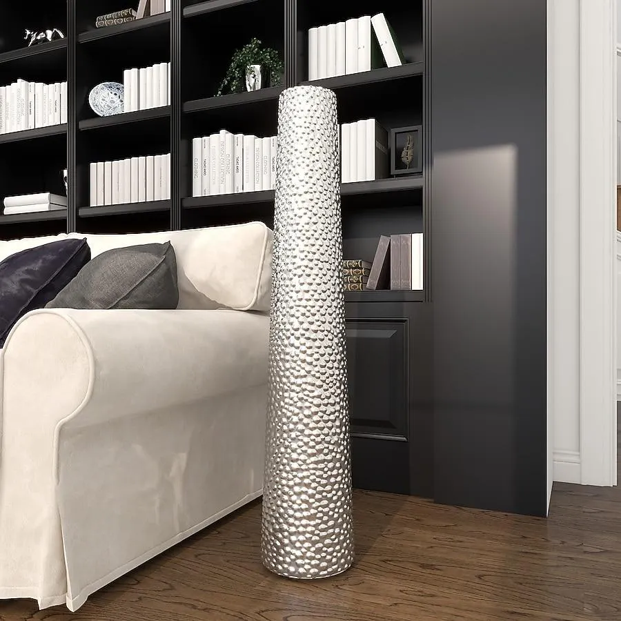 Grayson Lane Silver Ceramic Glam Vase
