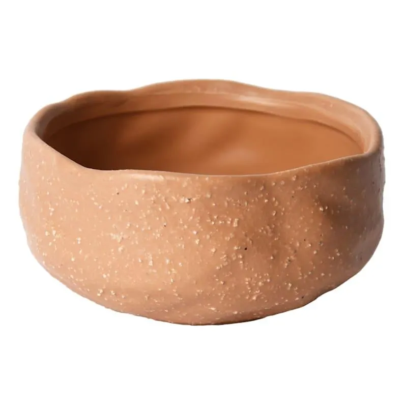 Indoor Textured Terra Bowl Planter, Small