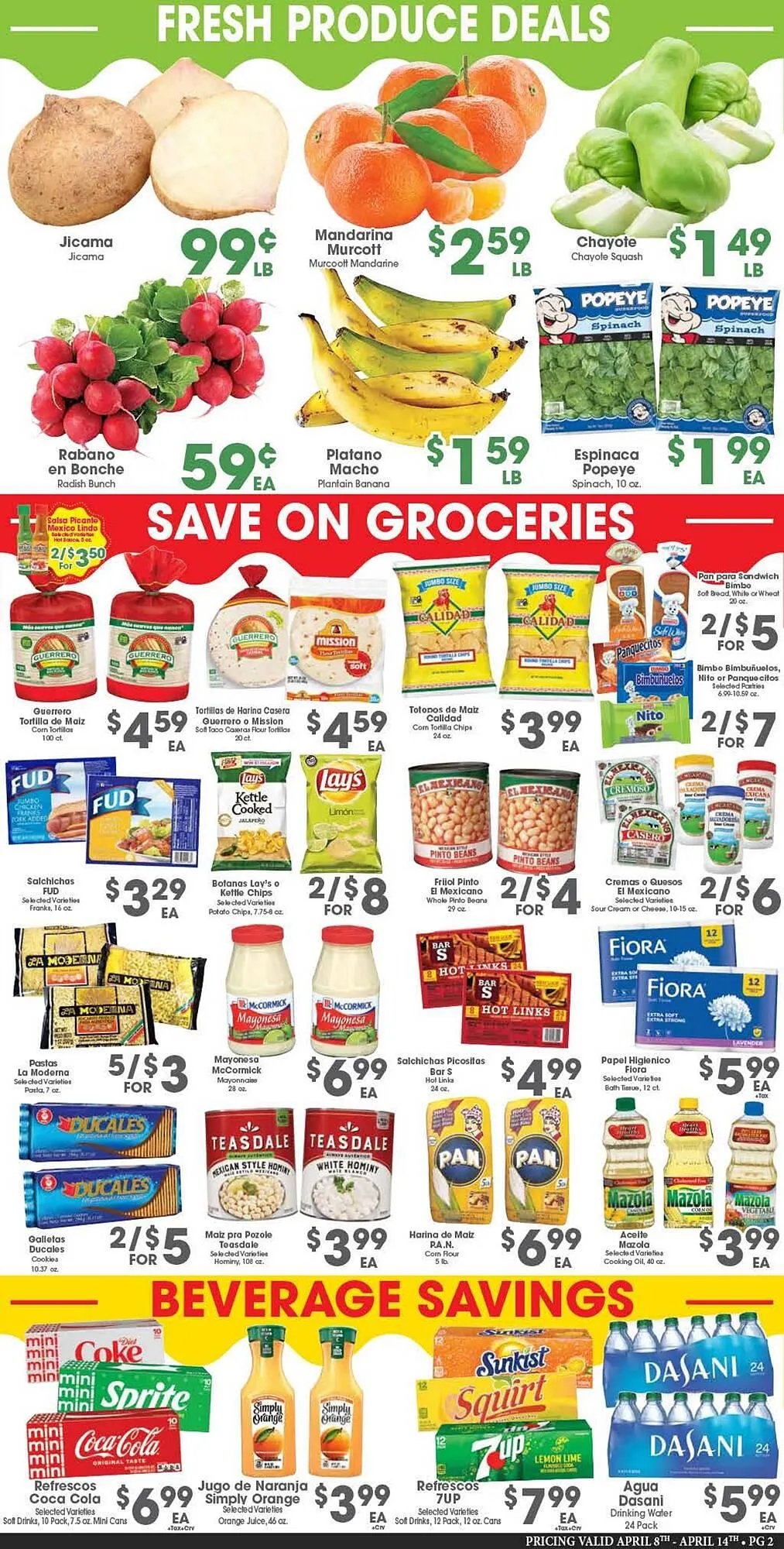 Weekly ad Arteagas Food Center weekly ad from April 8 to April 14 2026 - Page 2