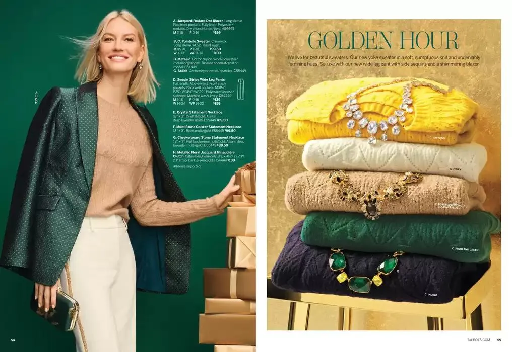 Weekly ad Talbots What’s in a WISH? from November 16 to November 30 2024 - Page 28