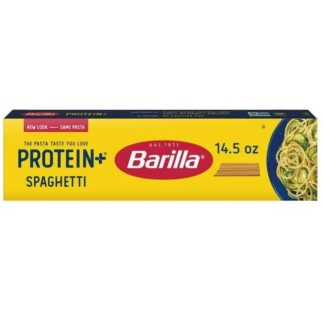 Barilla Protein+ Spaghetti Pasta, Plant Based Pasta, 14.5oz