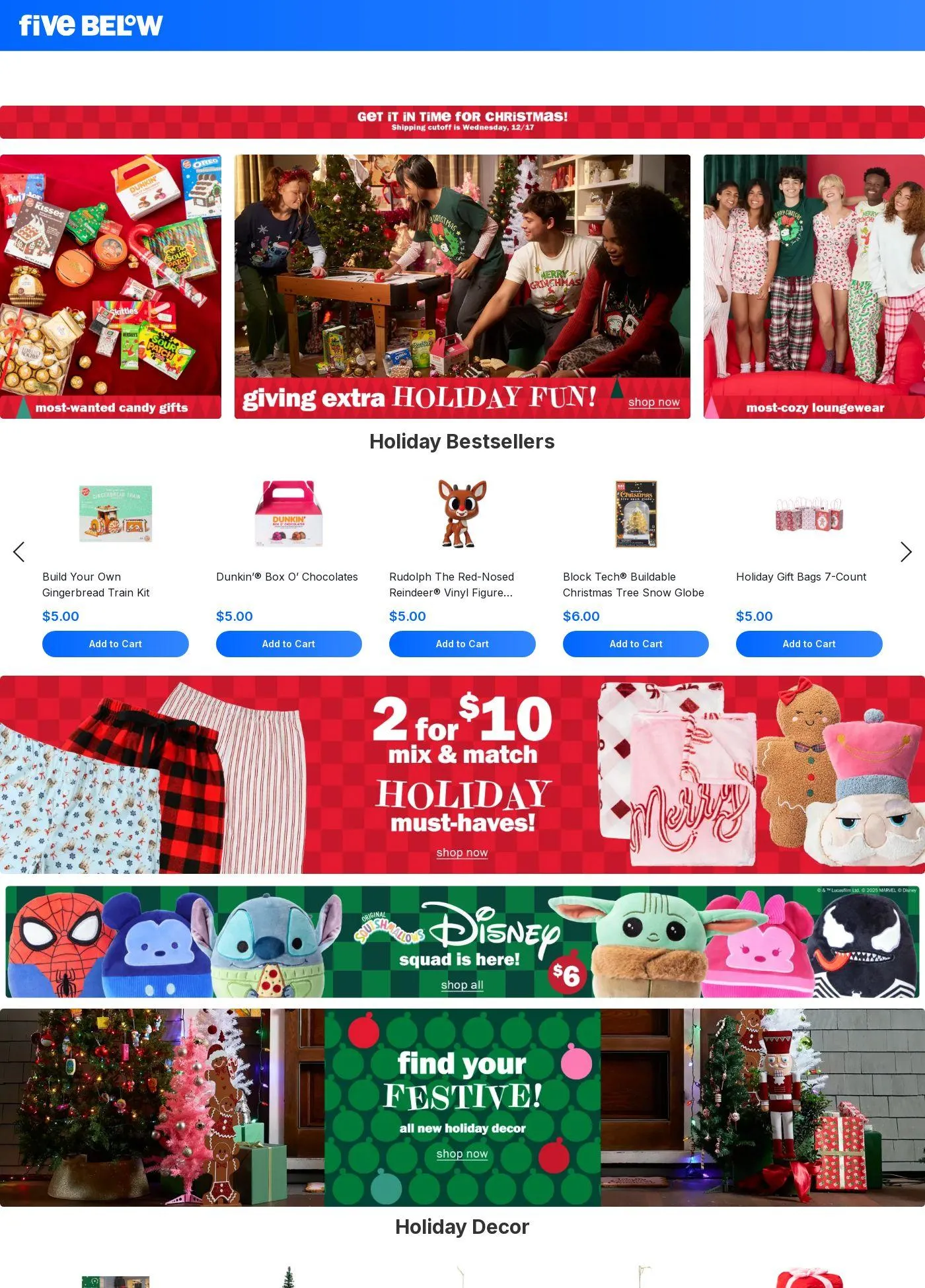Weekly ad Five Below from December 1 to December 31 2025 - Page 1